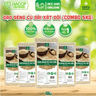 Gạo Séng Cù Hạt Dài Điện Biên Xát Dối Combo 5kg ( 5 túi 1kg hút chân không)
