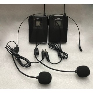 Micro không dây đeo tai, cài áo UHF Wireless microphone