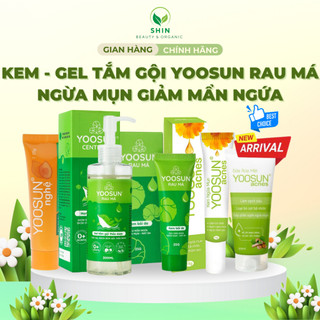   CHÍNH HÃNG  Kem YOOSUN Rau má Ngừa mụn Giảm mẩn ngứa - Nghệ Mờ Vết thâm Ngừa sẹo 25g 