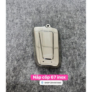 Nắp cốp 67 đen - inox