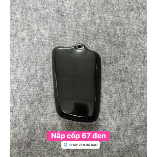 Nắp cốp 67 đen - inox