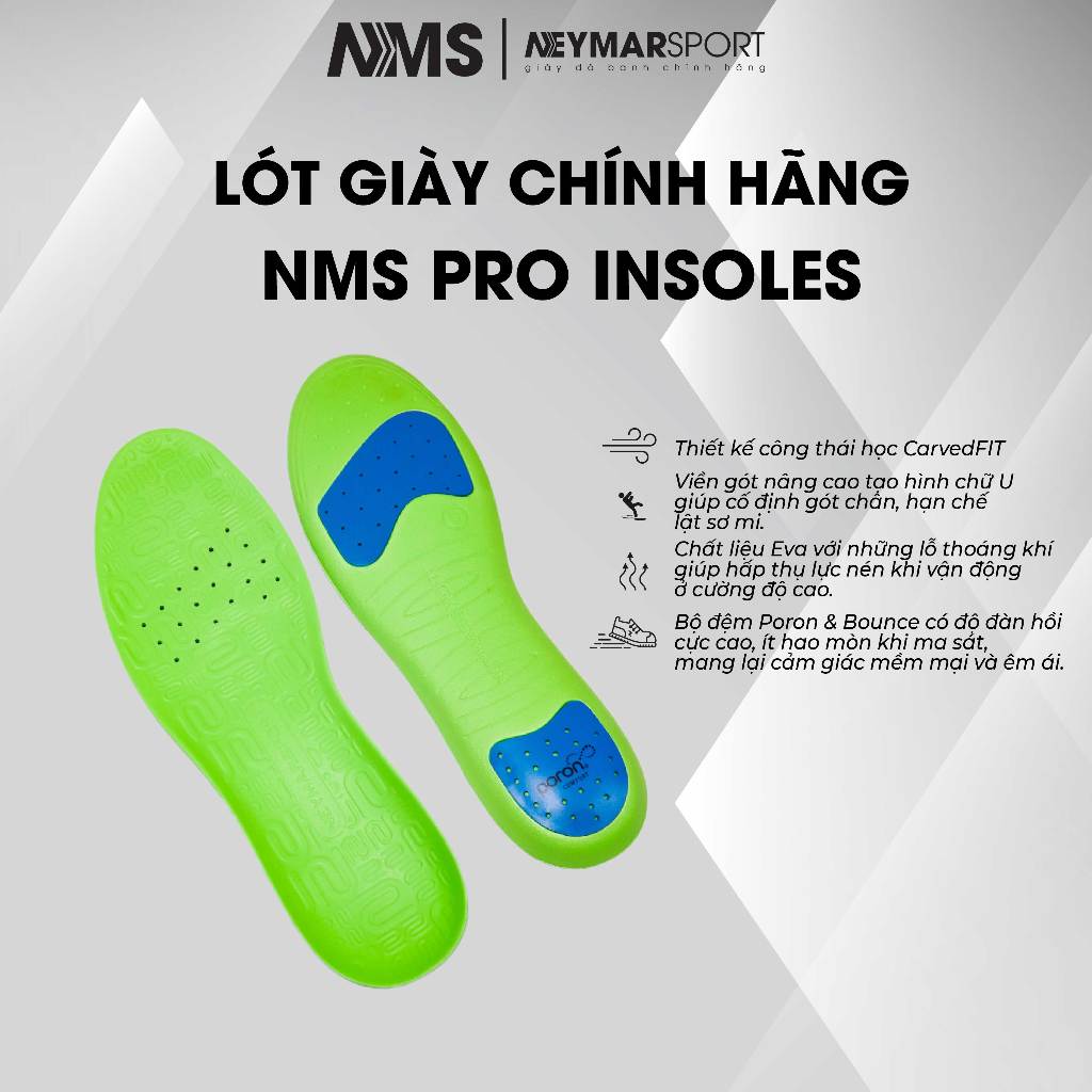 Lót giày bóng đá chính hãng Neymarsport NMS PRO INSOLES