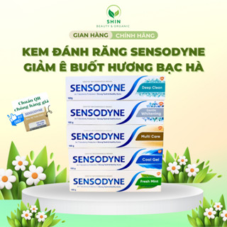   CHÍNH HÃNG  Kem Đánh Răng SENSODYNE Giảm ê buốt 24 7 Mát lạnh  Bạc hà the mát  Làm sáng răng 100g 