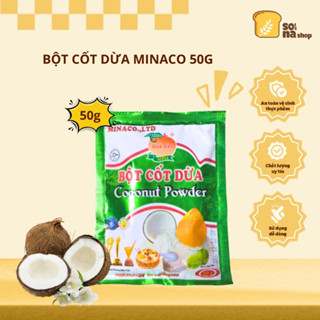  Bột Cốt Dừa Minaco 50g – Hương Vị Tự Nhiên Thơm Béo Dễ Tan Dành Cho Pha Chế – SONA'S SHOP 