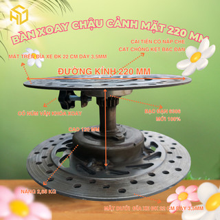  Bàn Xoay Bonsai Cây Cảnh  | Đế Xoay Cắm Hoa | Chịu Tải 200kg – Xoay Mượt Bền Chắc 
