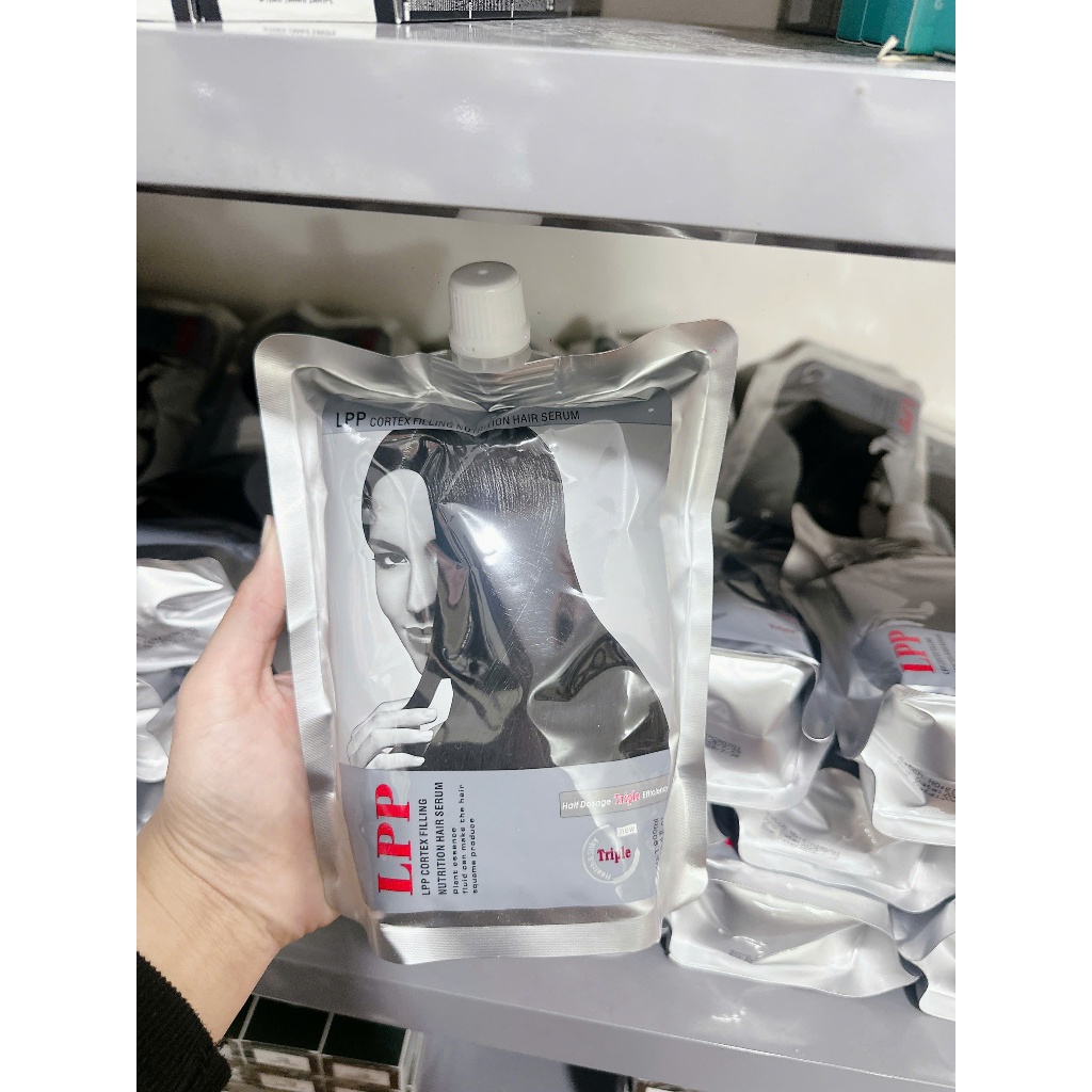 Ủ Tóc, Hấp Lạnh Collagen & Keratin LPP, Phục Hồi Tóc Hư Tổn, Mượt Bóng Khỏe 900ml (Hàng Chính Hãng)