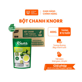 Thùng 12 Gói Bột Chanh Knorr Professional 400gr - Chuyên Dùng Cho Nấu Ăn 