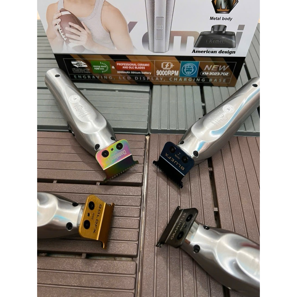 Tông chấn viền kemei 3023 độ lên lưỡi viền babyliss