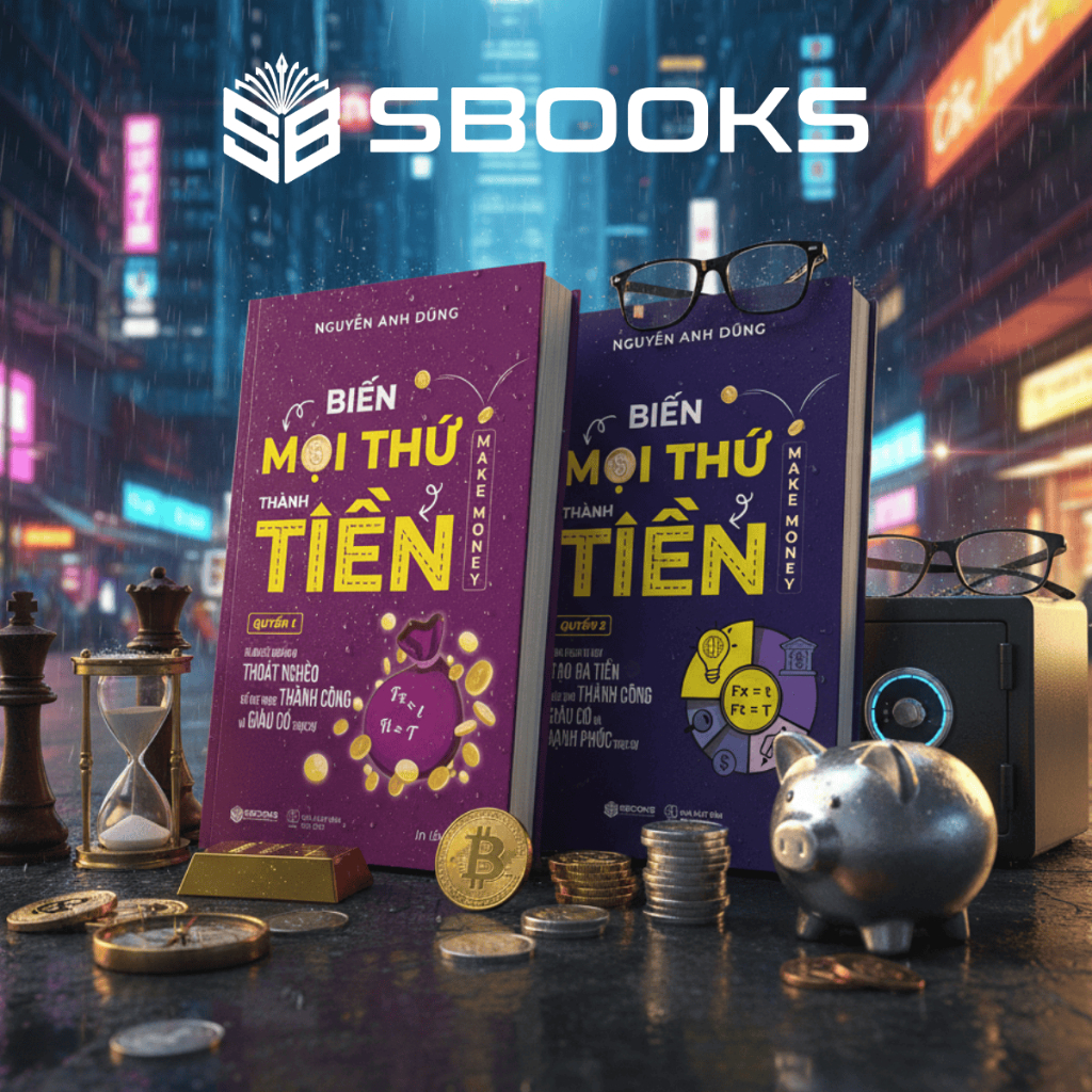 Sách - Combo 2 Cuốn Biến Mọi Thứ Thành Tiền (Quyển 1+2) - SBOOKS
