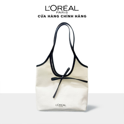 [QUÀ TẶNG KHÔNG BÁN] Túi xách thời trang trắng L'Oreal Paris