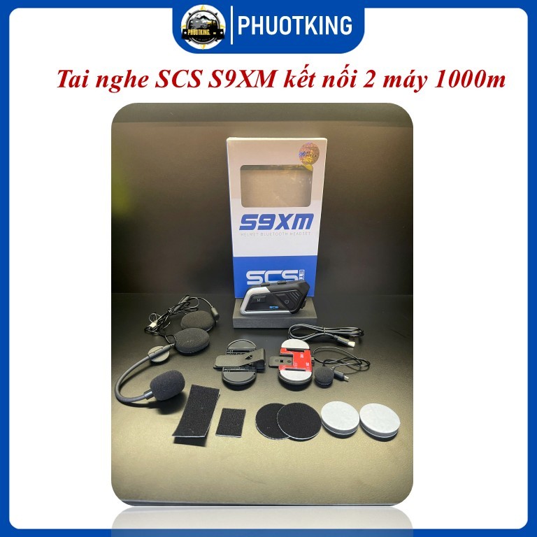 [CHÍNH HÃNG] Tai Nghe Bluetooth SCS S9XM kết nối 2 máy - PHUOTKING