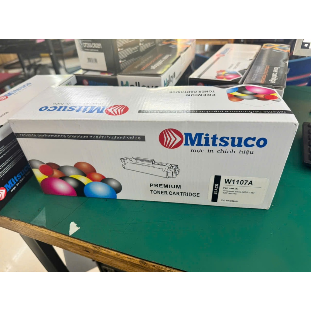 Hộp mực Mitsuco HP 107A (W1107A)- HP MFP 107a/w/135a/w/137fnw (Có chip)