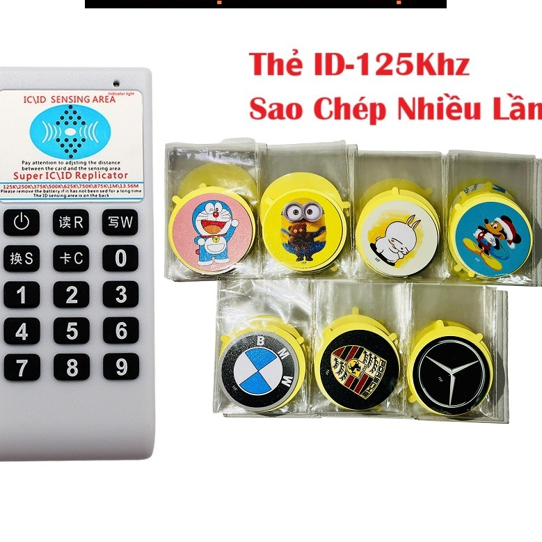 [THẺ COPPY] Phôi thẻ từ dán ID 125Khz sao chép nhiều lần cho thang máy, thẻ xe Thẻ từ thang máy RFID
