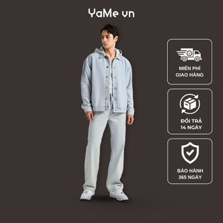  Áo Khoác Jean Nam Phối Nón The Original 039 24664 |YaMe| 