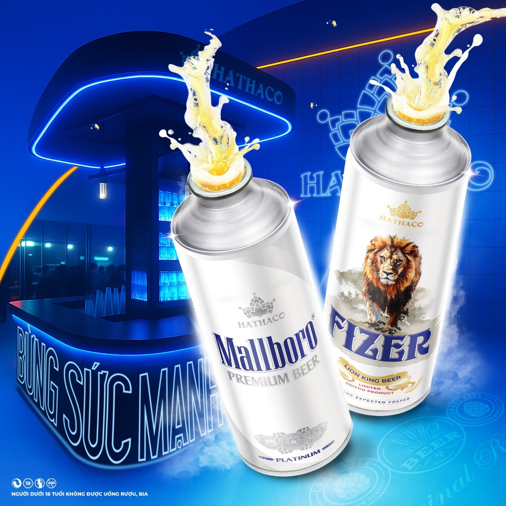 [Bom/Keg] Bia Hathaco Fizer Lion King 1L - 2L nồng độ 5.2% vị lạ dễ uống