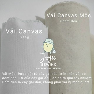 Túi Dây Rút Mini Kết Vải Canvas Trơn Nhiều Màu