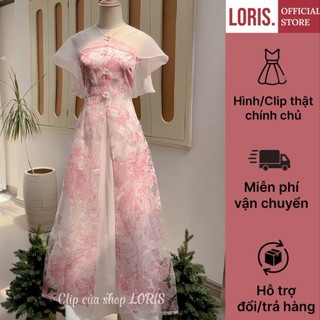  LORIS - Áo Dài Du Yên  chỉ có áo không kèm quần  áo dài xẻ tà 