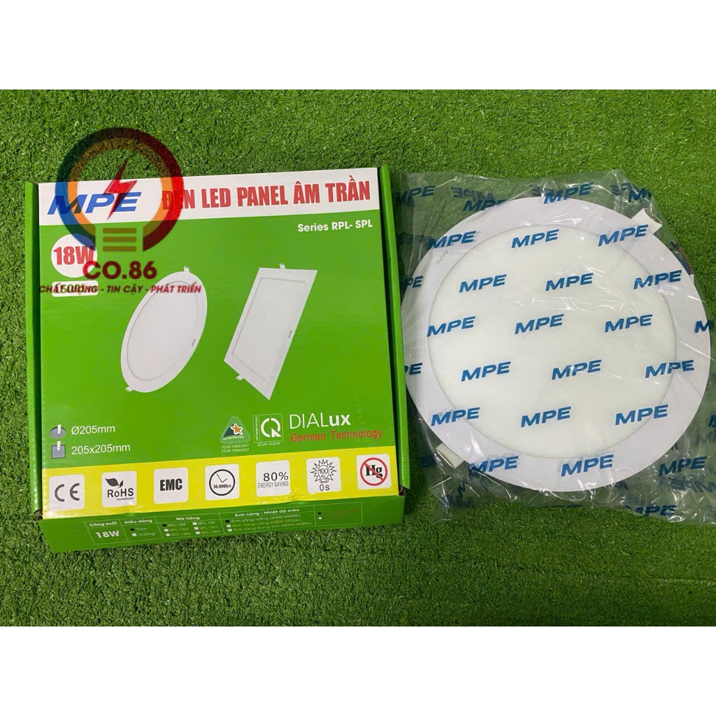 Đèn Led Tròn Âm Trần MPE RPL18T 18W, RPL-9T 9W, RPL-9ST 9W Ánh Sáng Trắng, RPL-9V 9W Ánh Sáng Vàng