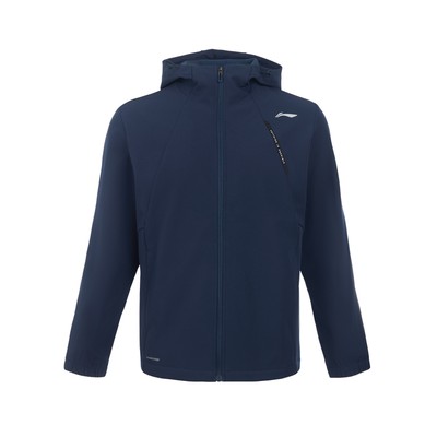 Áo Khoác Gió (2 lớp) Có Mũ Thể Thao Nam Li-Ning Tập luyện/Training AFDVB33-2V