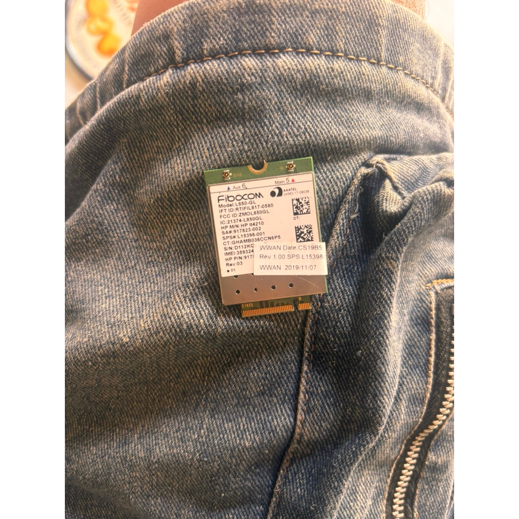 Card WWan L850-GL LT4210 FDD-LTE TDD-LTE 4G 4G Chuyên Dụng  Ghi Chú 430 440 450 G5 430 440 450 G5-00