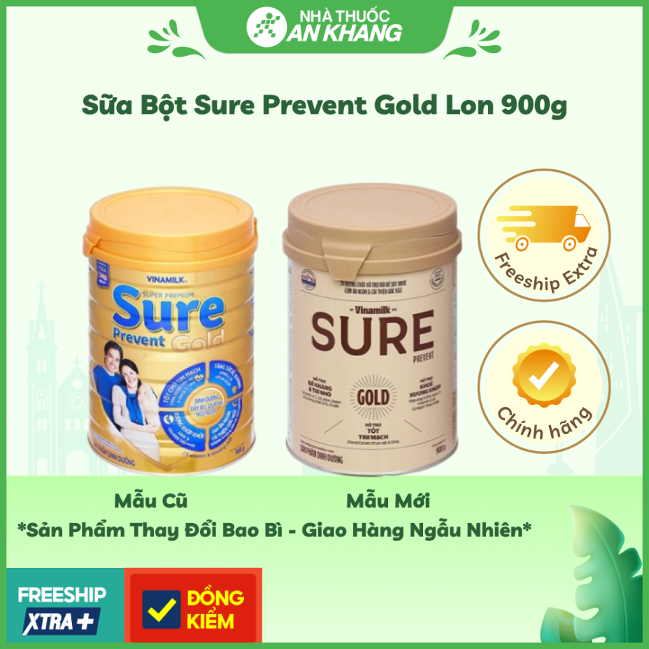 Sữa bột Sure Prevent Gold lon 900g