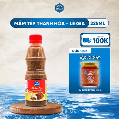 [ Ocop 4*] Mắm tép Lê Gia chai nhựa pet 225ml