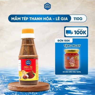 Mắm tép Lê Gia chai nhựa PET 110g