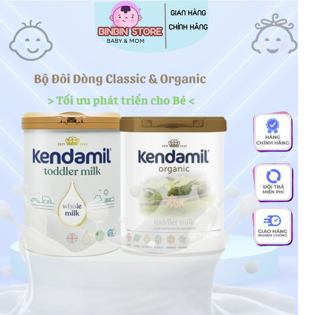 Sữa Công Thức Kendamil Classic & Kendamil Organic - NK Chính ngạch -dành cho con điều tốt nhất