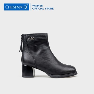 Giày Boots Nữ Mũi Vuông CHRISTINA-Q BOV025H