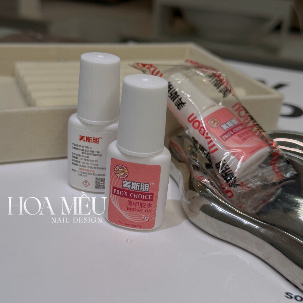 Keo Mxbon 7g chuẩn loại 1 dùng làm nail chai hồng ( Mã mới nhất đổi bao bì 2025)