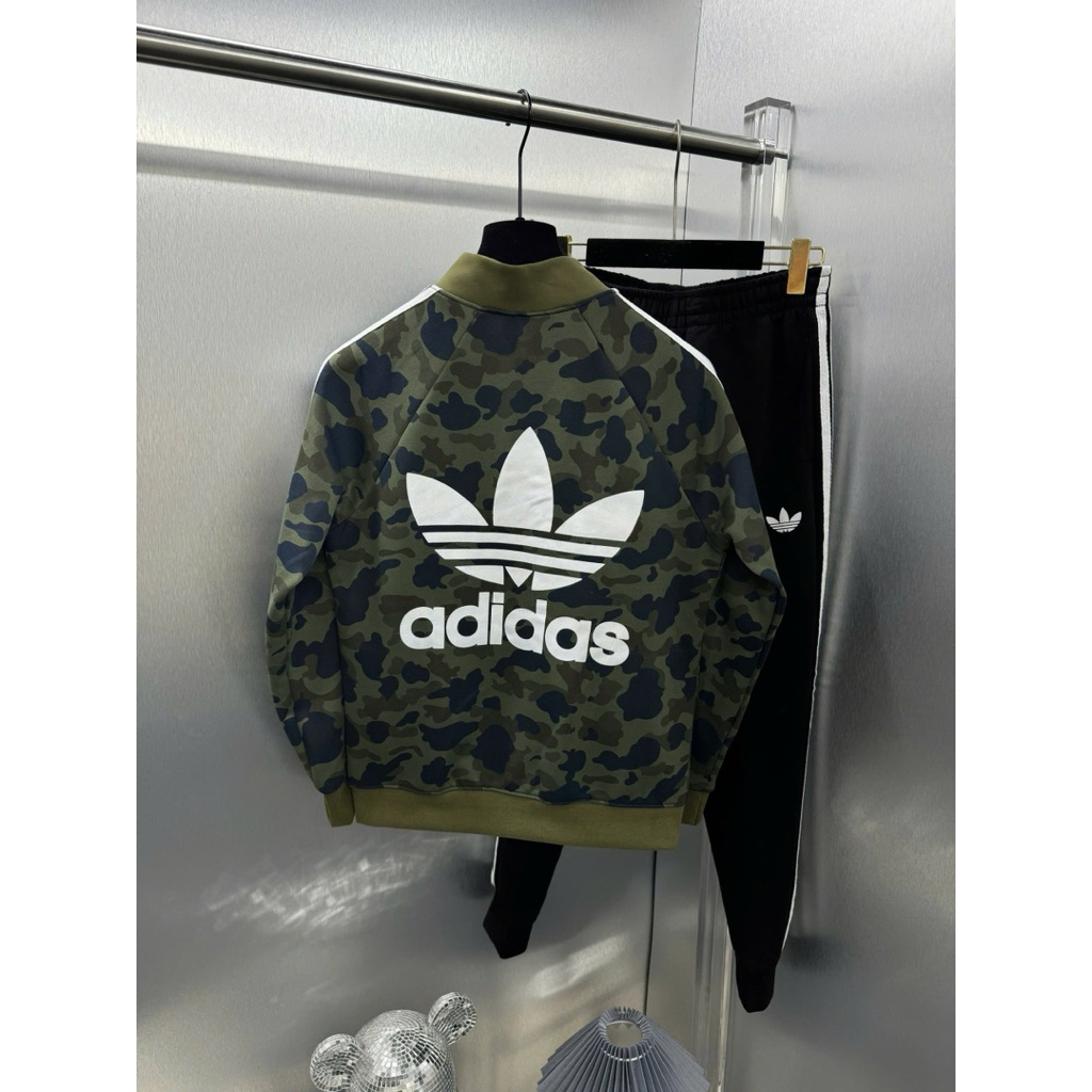 Hottt Sett Bộ Adidas Bape In Thẩm Thấu