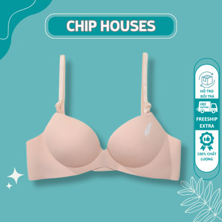   Form Nhỏ  Áo Ngực Không Gọng Nâng Ngực Đệm Bàn Tay Dày 3CM Áo Lót Nữ Nâng Ngực Mặc Áo Dài Không Lộ Viền A01 