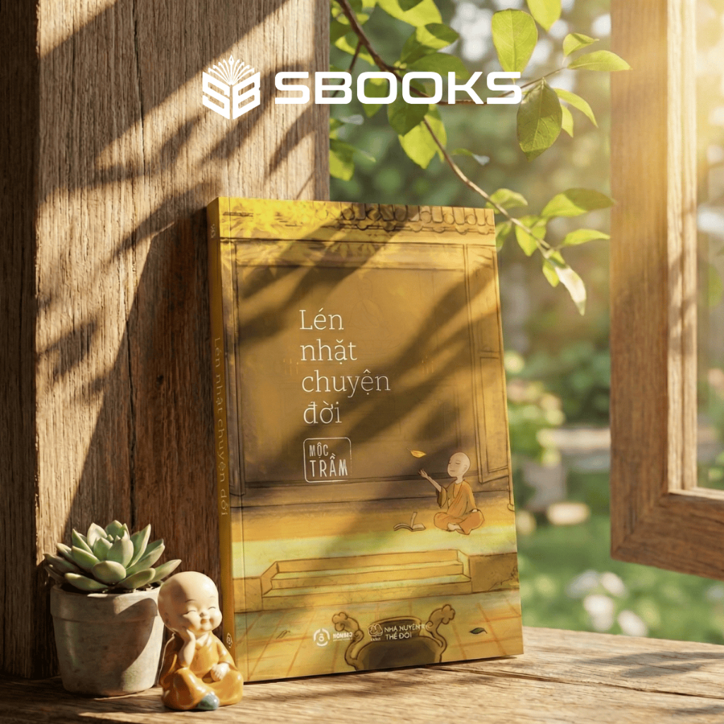 Sách - Lén Nhặt Chuyện Đời - Mộc Trầm (Thích Đạo Quang) -  Sách Chữa Lành - SBOOKS