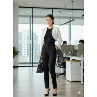 [HỎA TỐC HCM] [Ảnh thật] Ao khoác blazer crop cách điệu