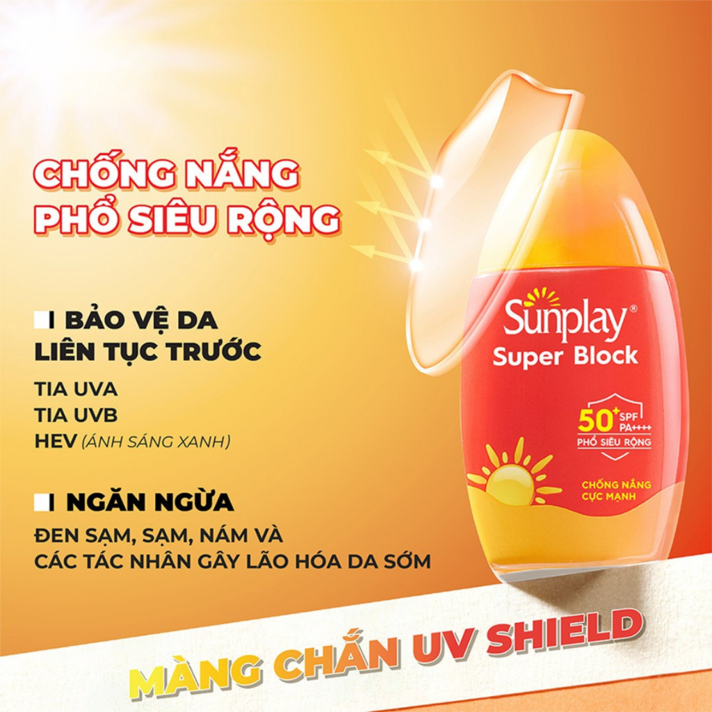 Combo 2 Sữa Chống Nắng Sunplay Bảo Vệ Vượt Trội 70g SPF50+ PA++++ Super Block Hasaki Sản Phẩm Chính Hãng | BigBuy360 - bigbuy360.vn