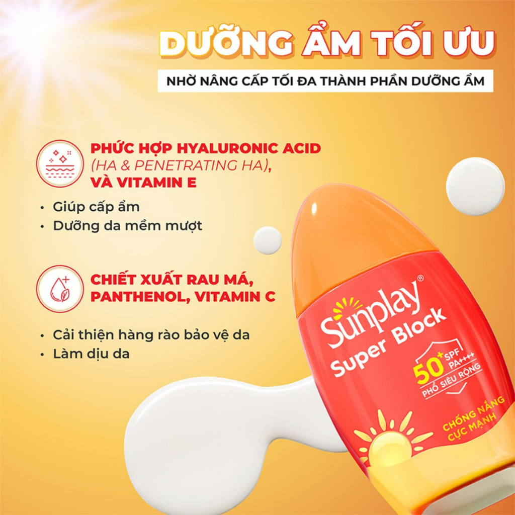 Combo 2 Sữa Chống Nắng Sunplay Bảo Vệ Vượt Trội 70g SPF50+ PA++++ Super Block Hasaki Sản Phẩm Chính Hãng | BigBuy360 - bigbuy360.vn