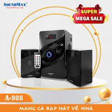 Loa SoundMax ( loa Vi Tính), A - 926/2.1 Hỗ trợ Bluetooth, đọc thẻ nhớ SD