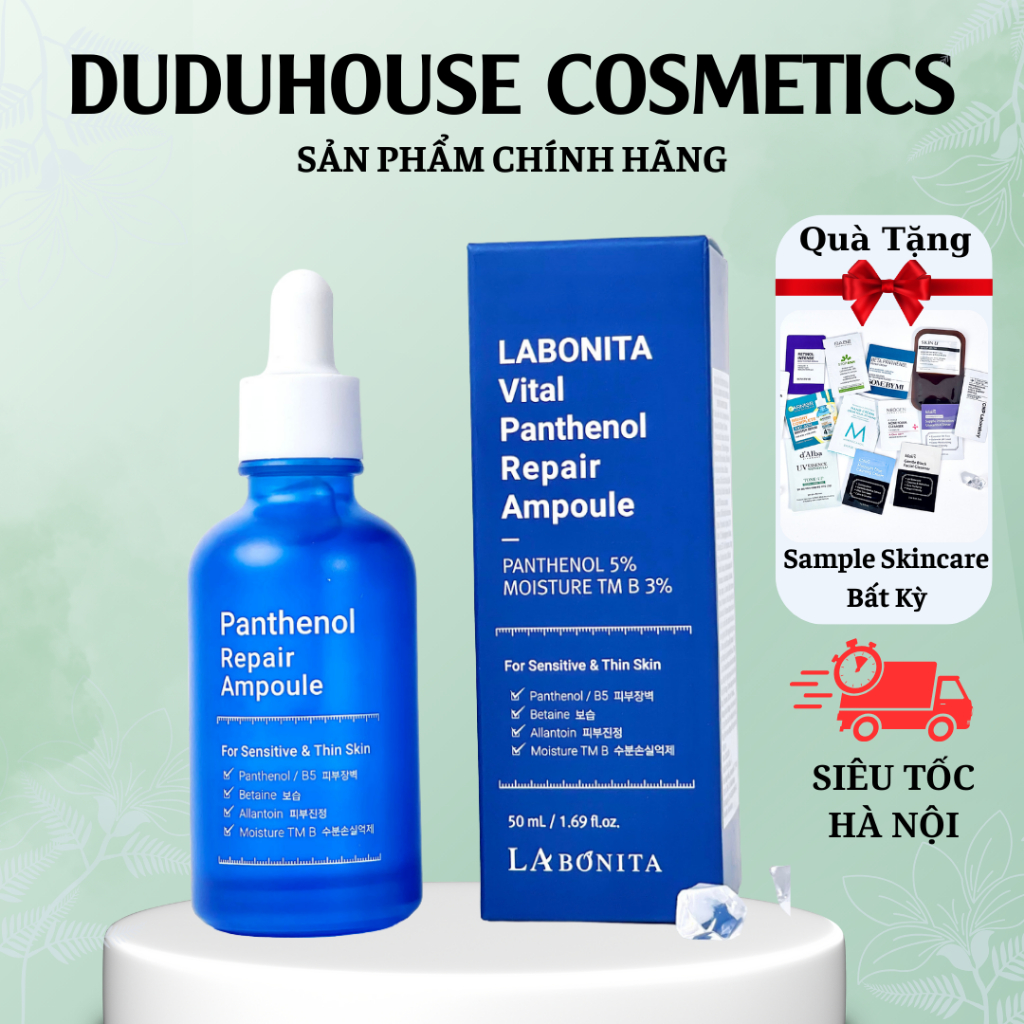 Tinh Chất La Bonita B5 Panthenol Repair Ampoule Phục Hồi, Làm Dịu Da 50ml Duduhouse