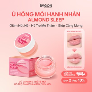Ủ Hồng Môi Hạnh Nhân, Son Dưỡng BeGON Almond Seep 5gr – Dưỡng Môi Mềm Mịn, Giảm Thâm, Hồng Tự Nhiên