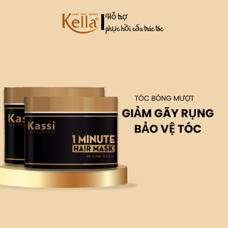 Kem Hấp Dầu Phục Hồi Tóc 1 Phút Kassi Giúp Giảm Khô Xơ, Hỗ Trợ Phục Hồi Tóc Hư Tổn - Hũ 300ml