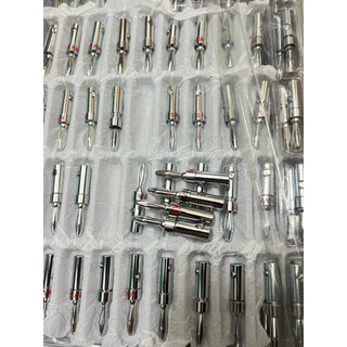 Jack loa bắp chuối 4mm cao cấp mạ rhodium đơn giá 1 cặp