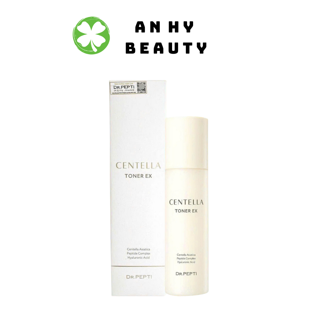 {Mẫu Mới} Nước Hoa Hồng Dưỡng Da Cấp Ẩm, Căng Bóng Dr.Pepti Centella Toner DrPepti+ EX 180ml