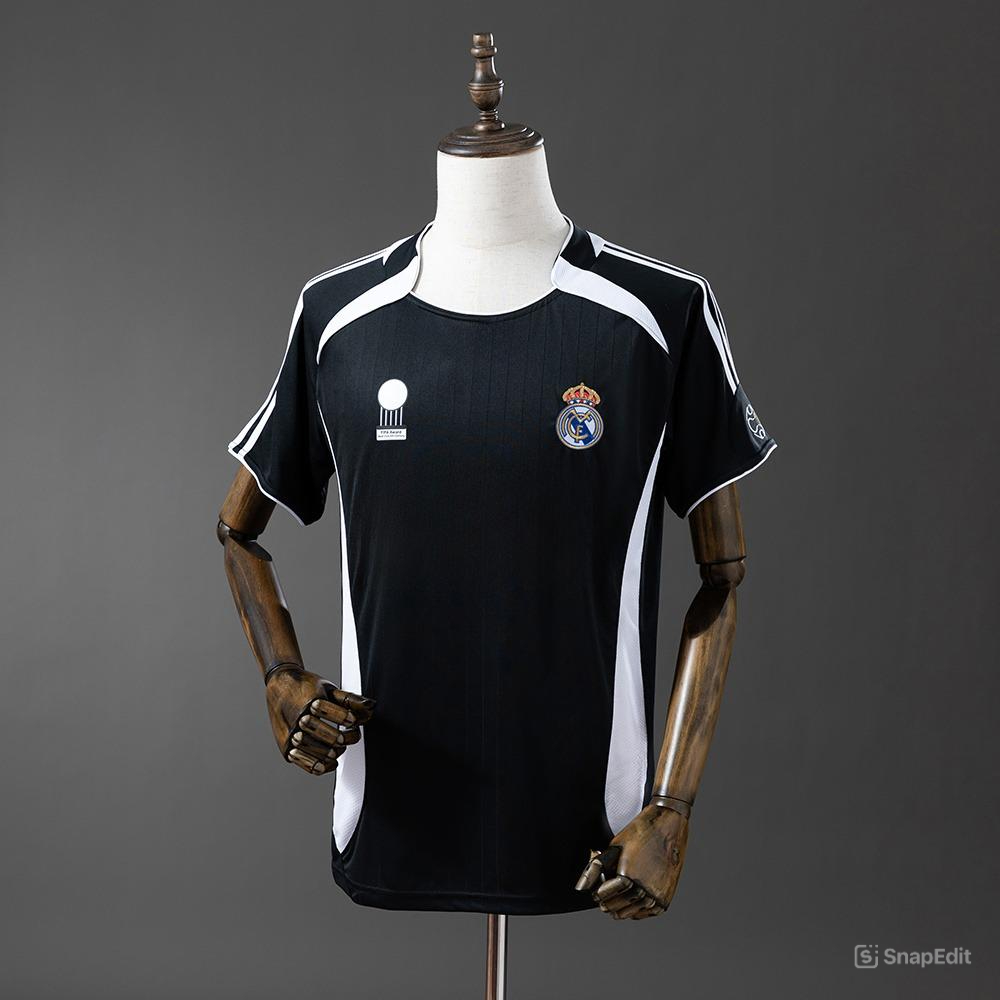 Áo Bóng Đá Retro Real Madrid 2006/07 - Sân Khách bản cao cấp vải Cotton Polyester
