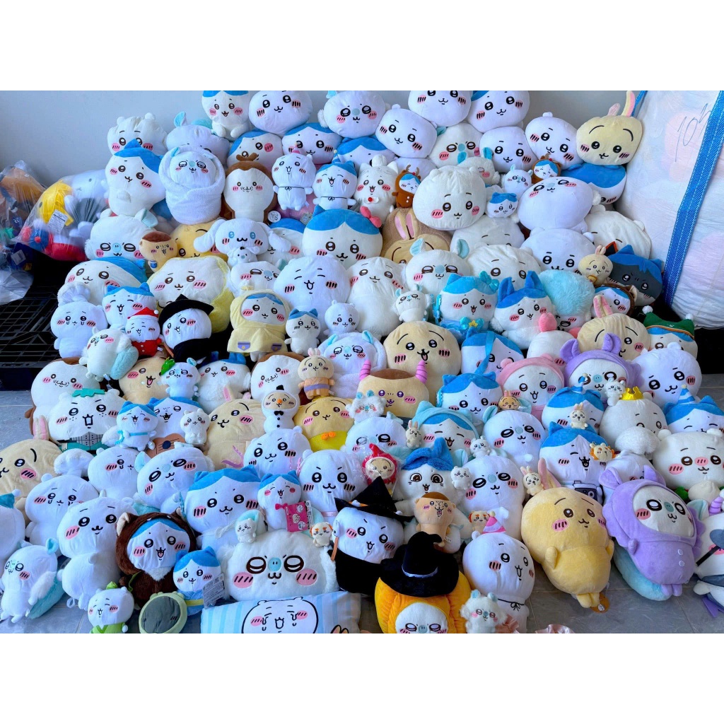 [TÁCH DEAL] Tổng hợp gấu bông Usagi Chiikawa Hachiware Momonga Kurimanju Rakko secondhand chính hãng