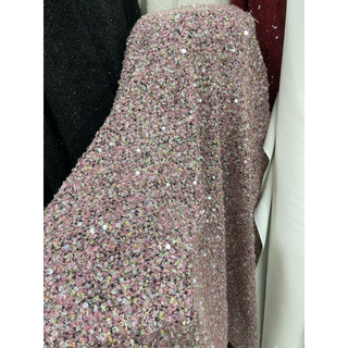 Dạ tweed đính kim sa