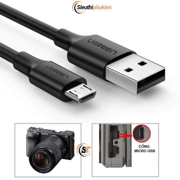 Cáp dữ liệu USB máy quay Sony NEX-F3, DSC-HX10V, DSC-HX20V, DSC-HX30V, DSC-HX50, DSC-HX50V