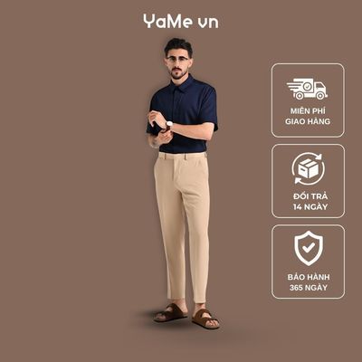 Áo Sơ Mi Nam Tay Ngắn Sợi Ngải Cứu StayFresh™ Thoát Ẩm Nhanh Khử Mùi Tốt The CEO 024 Dáng Vừa Vặn F3 24805 |YaMe|