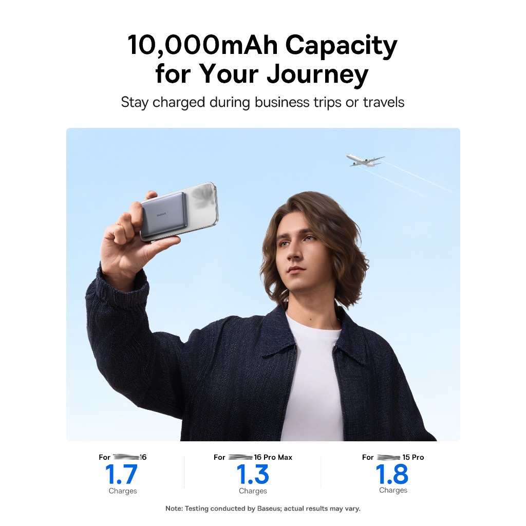 [Sạc Dự Phòng Siêu Mỏng Như Thẻ] Baseus PicoGo AM41 Titan Ultra-Slim Magnetic PowerBank 10000mAh 27W | BigBuy360 - bigbuy360.vn