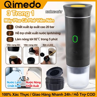 Máy Pha Cà Phê Espresso Di Động 20 Bar, Tự Đun Nóng 3in1, Dùng Bột/Capsule (NS&DG) - USB-C - Đi Phượt, Văn Phòng✨
