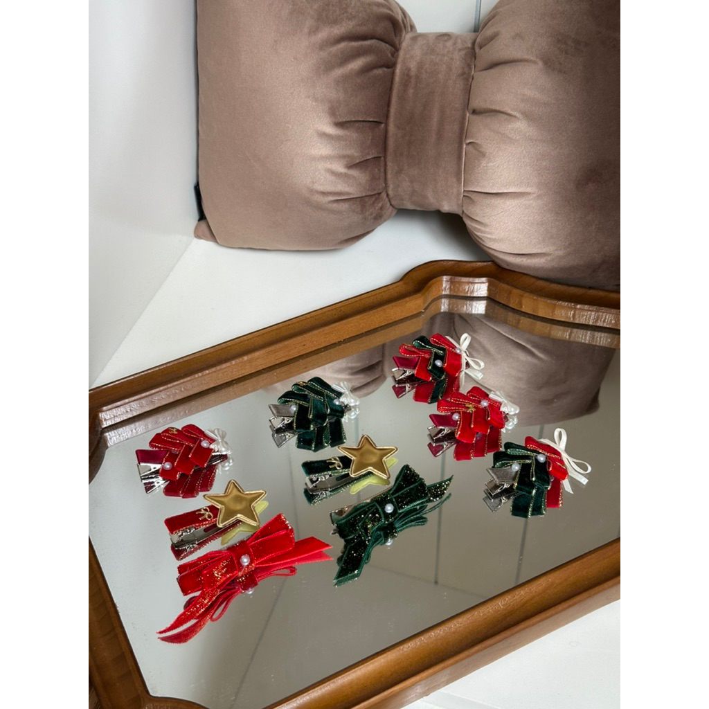 [SẴN] Kẹp tóc xmas baby handmade Cici